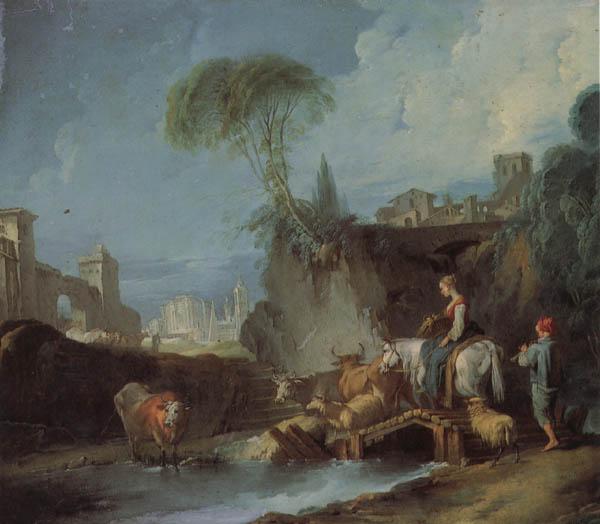 Francois Boucher Birdge Crossing